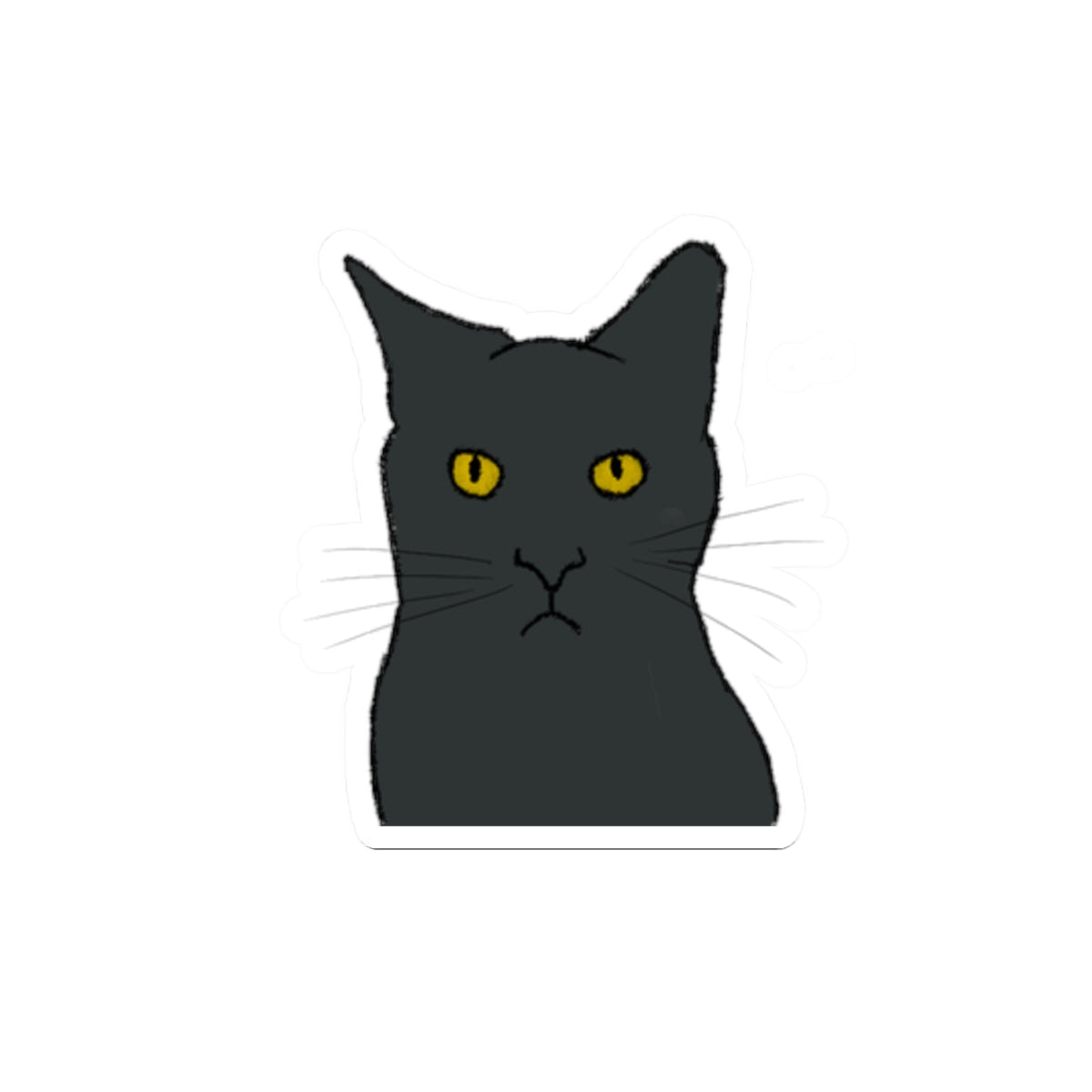 Mischievous Kitty Sticker