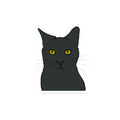 Mischievous Kitty Sticker